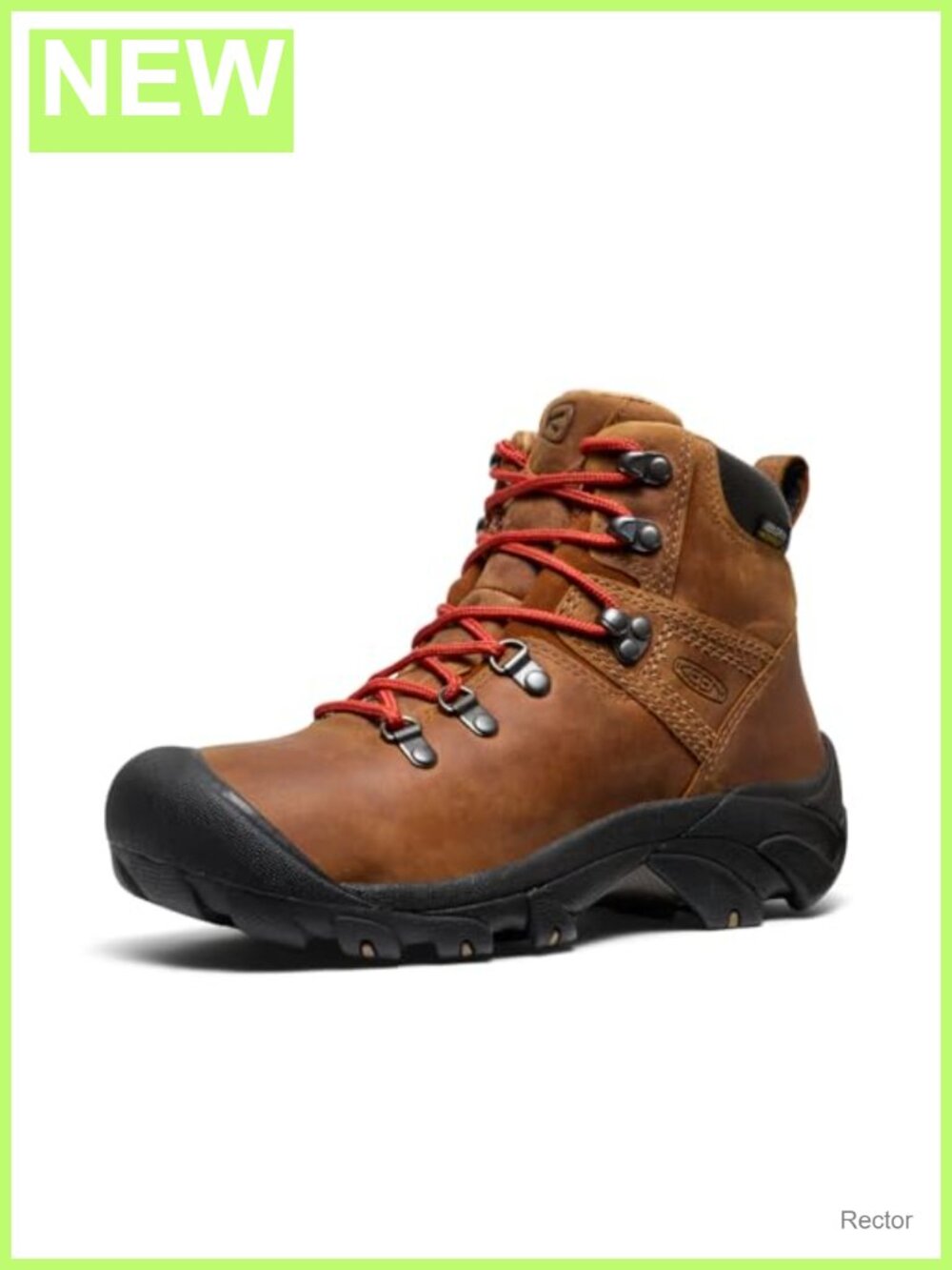 Women's Leather Waterproof Hiking Boots Mid Ankle Lace-Up